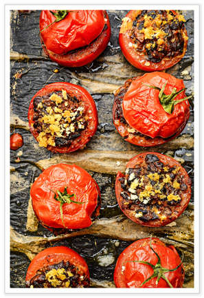 Pomidory faszerowane grzybami