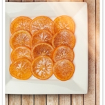 Kandyzowane plasterki  pomarańczy 