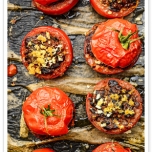 Pomidory faszerowane grzybami  